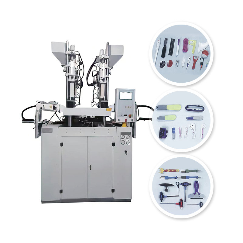 Tricolor and bicolor (turntable, shaft) plastic injection machine
